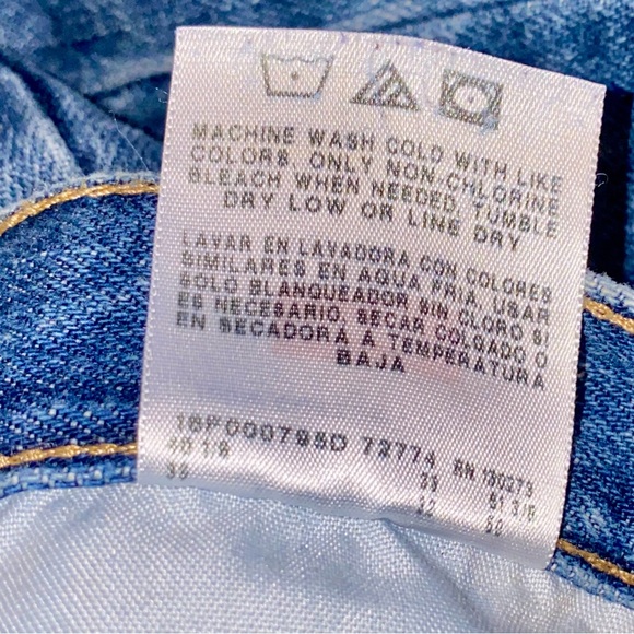 Vintage 90’s men’s Wrangler Relaxed Blue Jeans 38/32 - Picture 4 of 7